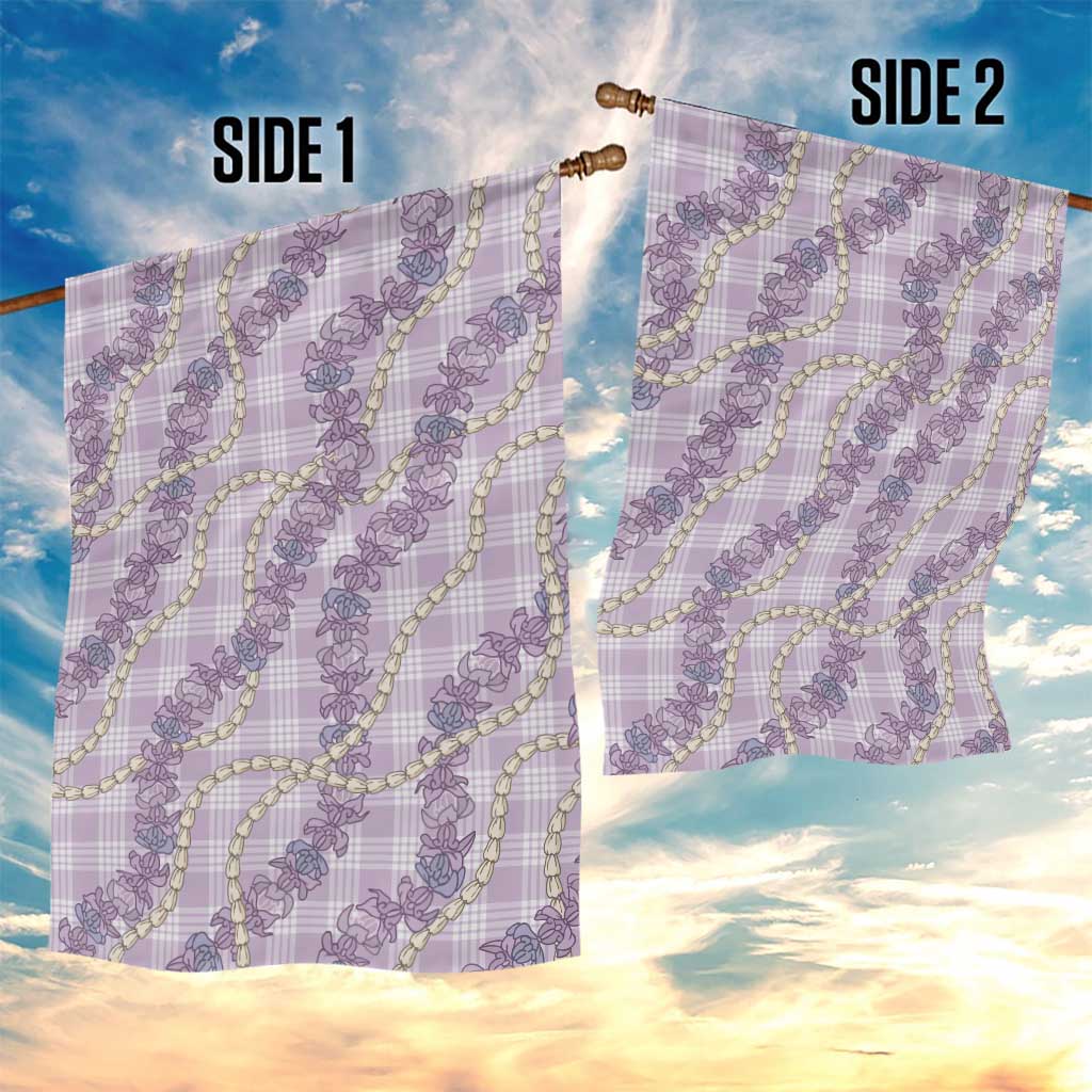 Pua Kalaunu Lei Garden Flag Palaka Pattern LT01 - Polynesian Pride