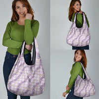 Pua Kalaunu Lei Grocery Bag Palaka Pattern LT01 - Polynesian Pride