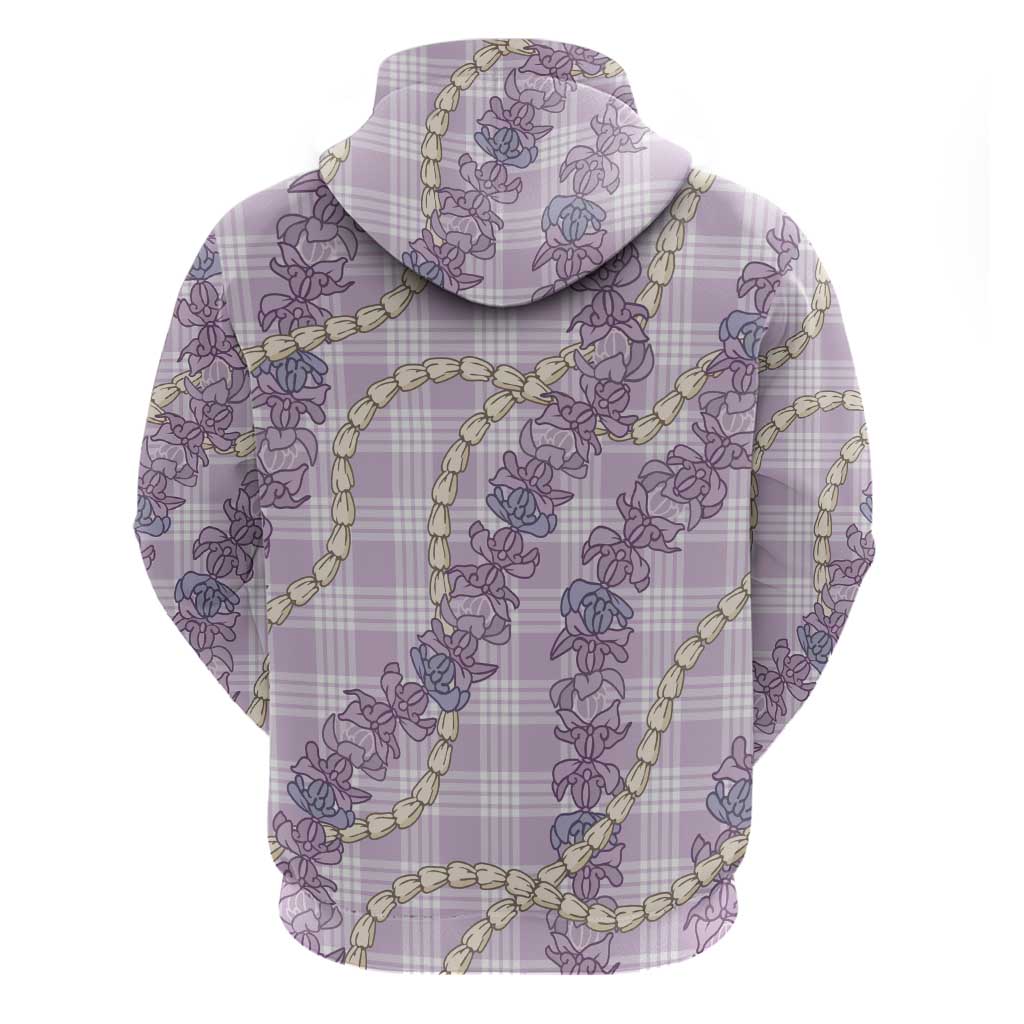 Pua Kalaunu Lei Hoodie Palaka Pattern LT01 - Polynesian Pride