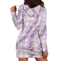 Pua Kalaunu Lei Hoodie Dress Palaka Pattern LT01 - Polynesian Pride