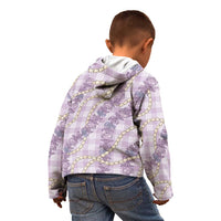 Pua Kalaunu Lei Kid Hoodie Palaka Pattern LT01 - Polynesian Pride