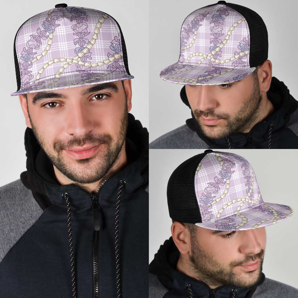 Pua Kalaunu Lei Mesh Trucker Cap Palaka Pattern LT01 - Polynesian Pride