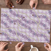 Pua Kalaunu Lei Puzzle Palaka Pattern LT01 - Polynesian Pride