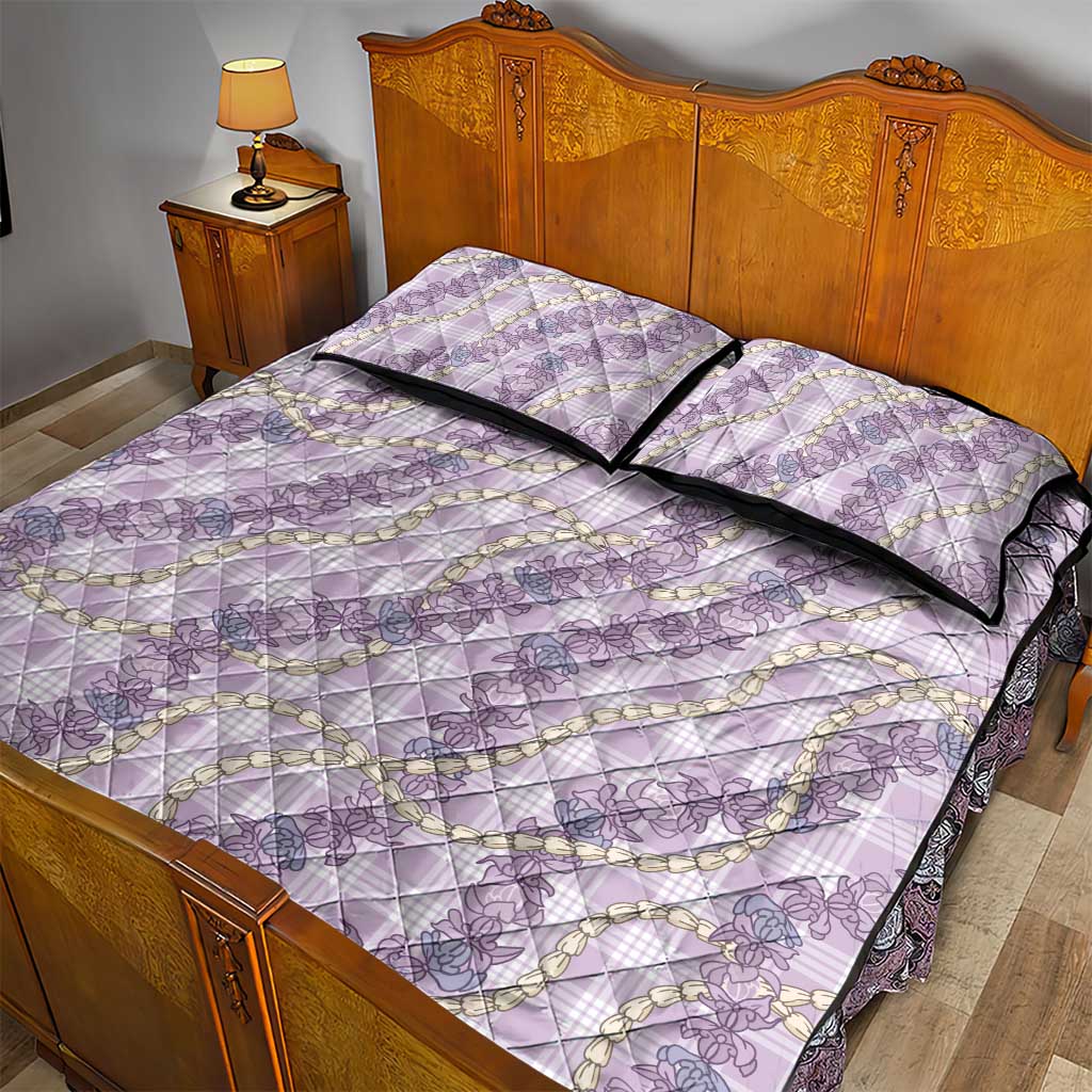Pua Kalaunu Lei Quilt Bed Set Palaka Pattern LT01 - Polynesian Pride