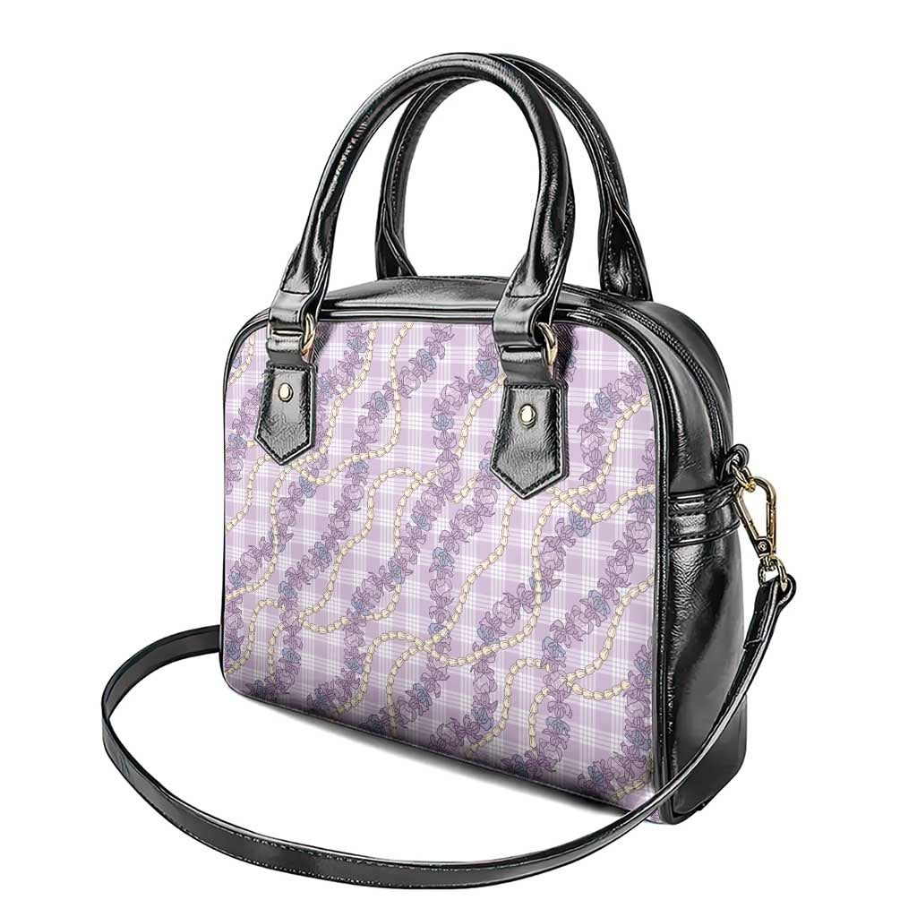 Pua Kalaunu Lei Shoulder Handbag Palaka Pattern LT01 - Polynesian Pride