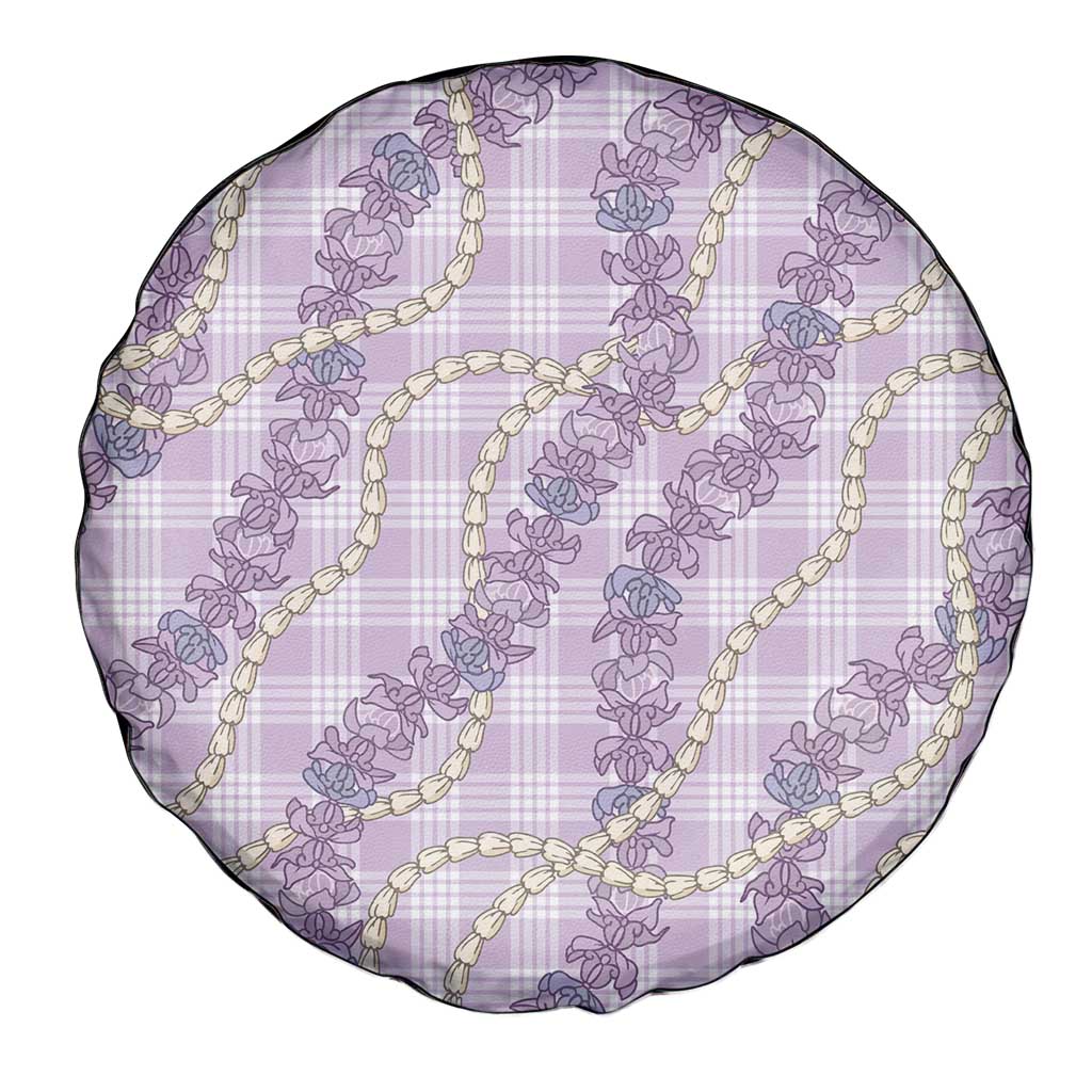 Pua Kalaunu Lei Spare Tire Cover Palaka Pattern LT01 - Polynesian Pride
