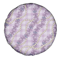 Pua Kalaunu Lei Spare Tire Cover Palaka Pattern LT01 - Polynesian Pride
