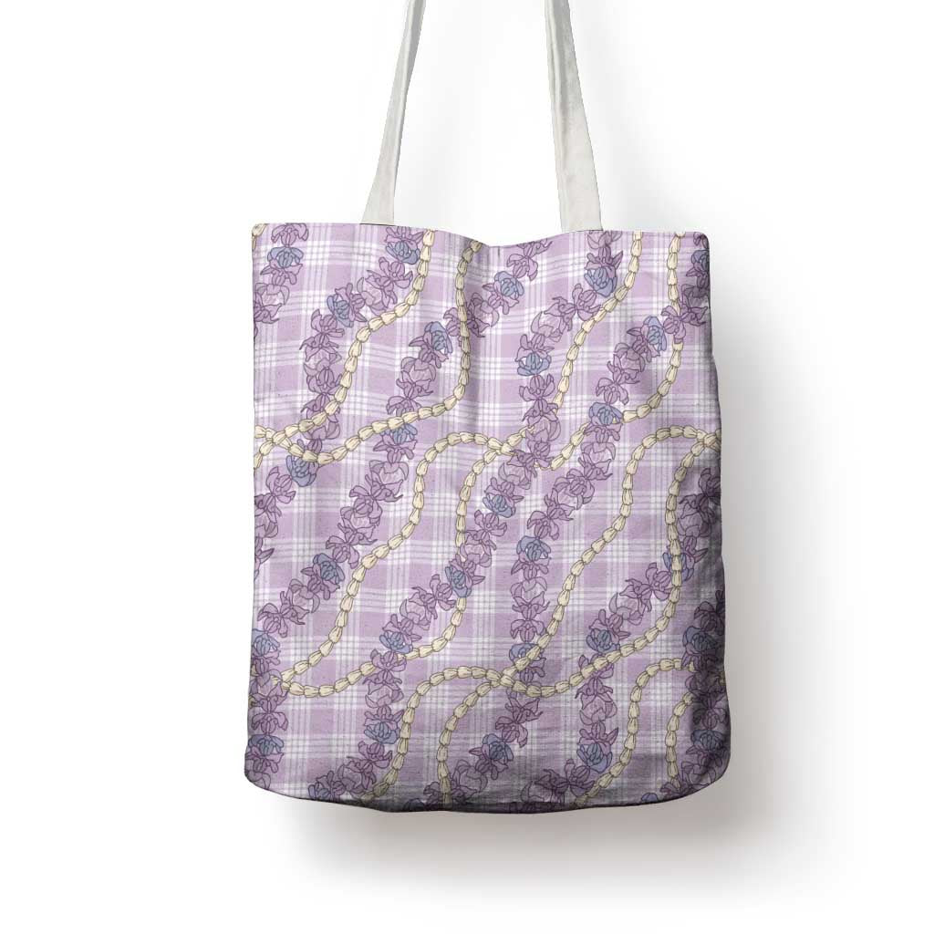Pua Kalaunu Lei Tote Bag Palaka Pattern LT01 - Polynesian Pride