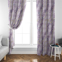 Pua Kalaunu Lei Window Curtain Palaka Pattern LT01 - Polynesian Pride
