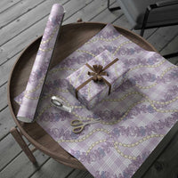 Pua Kalaunu Lei Wrapping Paper Palaka Pattern LT01 - Polynesian Pride