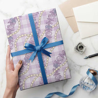 Pua Kalaunu Lei Wrapping Paper Palaka Pattern LT01 - Polynesian Pride