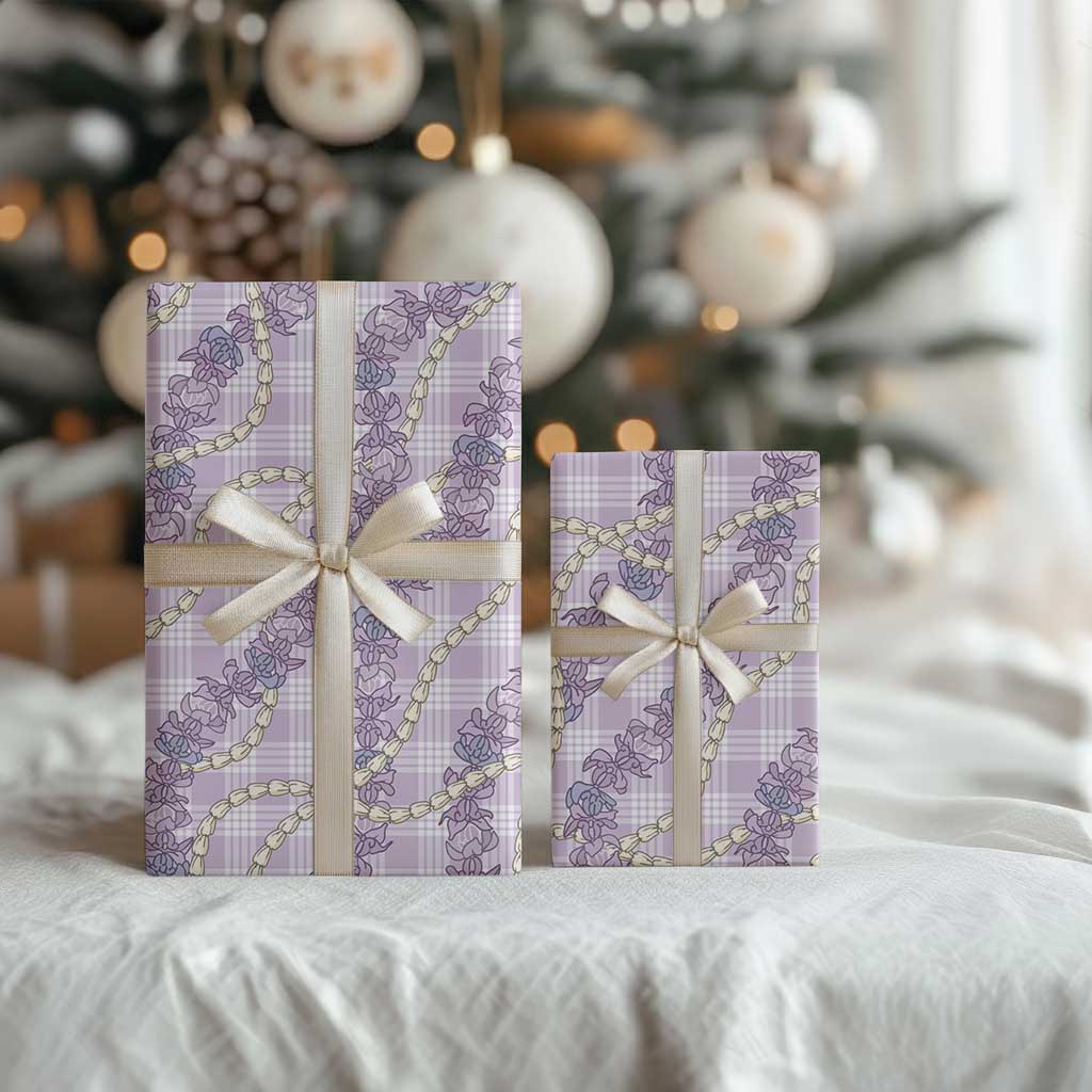 Pua Kalaunu Lei Wrapping Paper Palaka Pattern LT01 - Polynesian Pride