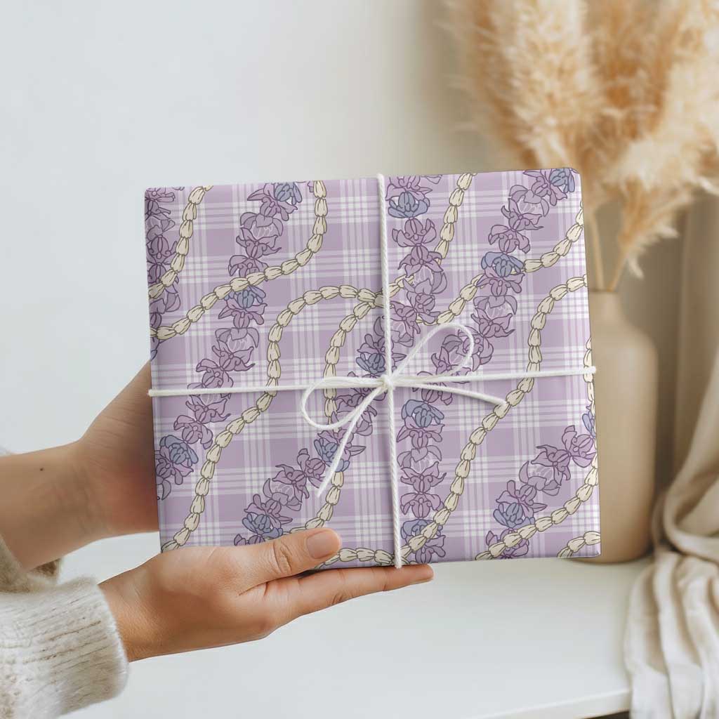 Pua Kalaunu Lei Wrapping Paper Palaka Pattern LT01 - Polynesian Pride