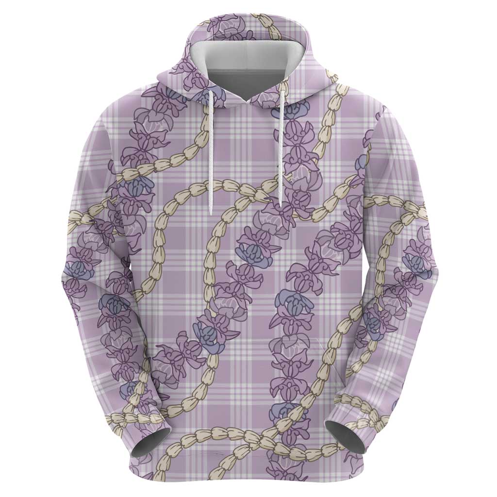 Pua Kalaunu Lei Zip Hoodie Palaka Pattern LT01 - Polynesian Pride