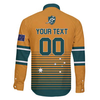 Custom Rugby Australia Family Matching Mermaid Dress and Hawaiian Shirt Junior Wallabies Go Champions