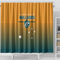 Rugby Australia Shower Curtain Junior Wallabies Go Champions