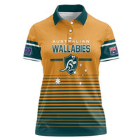 Custom Rugby Australia Women Polo Shirt Junior Wallabies Go Champions