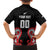 Custom Rugby New Zealand Family Matching Off The Shoulder Long Sleeve Dress and Hawaiian Shirt Baby Black Go Champions