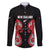 Custom Rugby New Zealand Family Matching Off The Shoulder Long Sleeve Dress and Hawaiian Shirt Baby Black Go Champions
