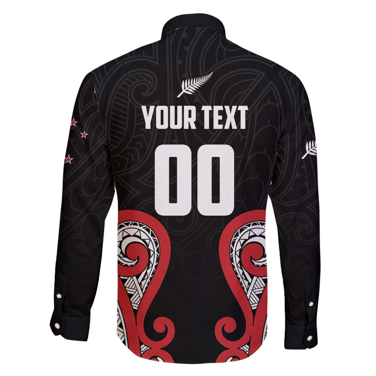 Custom Rugby New Zealand Family Matching Off The Shoulder Long Sleeve Dress and Hawaiian Shirt Baby Black Go Champions