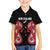 Custom Rugby New Zealand Family Matching Off The Shoulder Long Sleeve Dress and Hawaiian Shirt Baby Black Go Champions