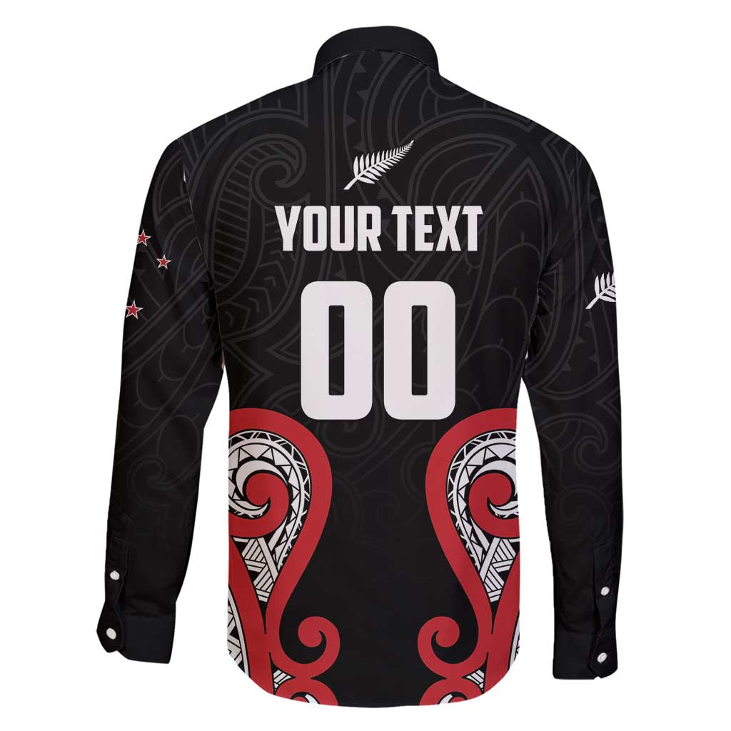 Custom Rugby New Zealand Family Matching Short Sleeve Bodycon Dress and Hawaiian Shirt Baby Black Go Champions