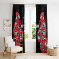 Rugby New Zealand Window Curtain Baby Black Go Champions