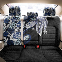 Monstera Plumeria Flowers Blue Back Car Seat Cover Polynesian Pattern LT01 - Polynesian Pride