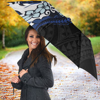 Monstera Plumeria Flowers Blue Umbrella Polynesian Pattern LT01 - Polynesian Pride