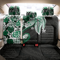 Monstera Plumeria Flowers Green Back Car Seat Cover Polynesian Pattern LT01 - Polynesian Pride