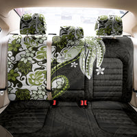 Monstera Plumeria Flowers Olive Green Back Car Seat Cover Polynesian Pattern LT01 - Polynesian Pride