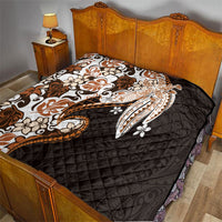 Monstera Plumeria Flowers Orange Quilt Polynesian Pattern LT01 - Polynesian Pride
