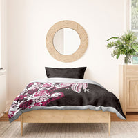 Monstera Plumeria Flowers Pink Bedding Set Polynesian Pattern LT01 - Polynesian Pride