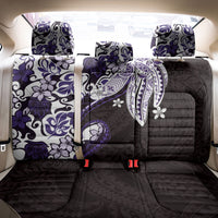 Monstera Plumeria Flowers Purple Back Car Seat Cover Polynesian Pattern LT01 - Polynesian Pride