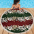 Hawaiian Hibiscus Christmas Color Beach Blanket Unique