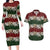 Hawaiian Hibiscus Christmas Color Couples Matching Long Sleeve Bodycon Dress and Hawaiian Shirt Unique