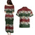 Hawaiian Hibiscus Christmas Color Couples Matching Puletasi and Hawaiian Shirt Unique