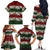 Hawaiian Hibiscus Christmas Color Family Matching Off The Shoulder Long Sleeve Dress and Hawaiian Shirt Unique