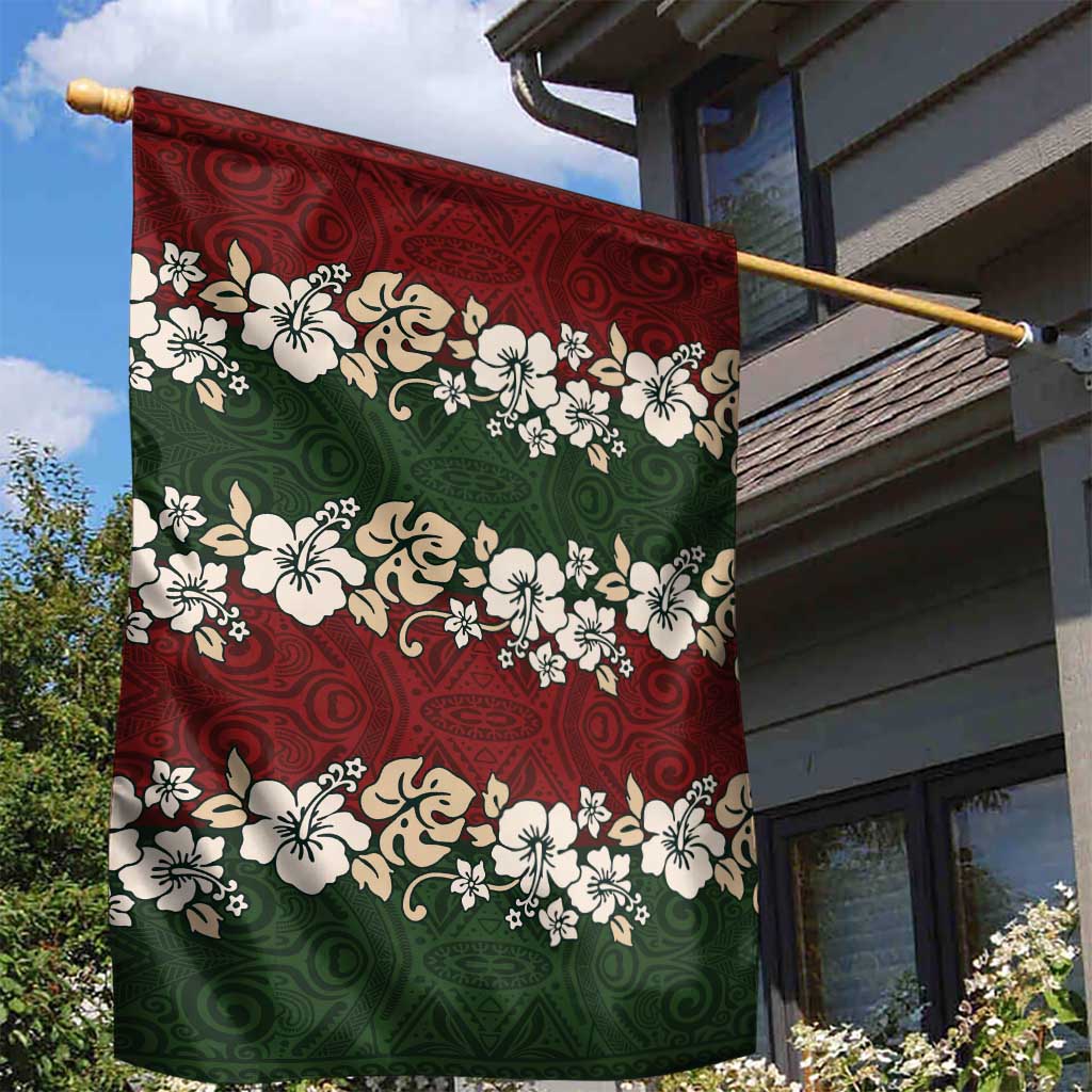 Hawaiian Hibiscus Christmas Color Garden Flag Unique LT01 - Polynesian Pride