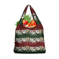 Hawaiian Hibiscus Christmas Color Grocery Bag Unique LT01 1-pack One Size Red - Polynesian Pride