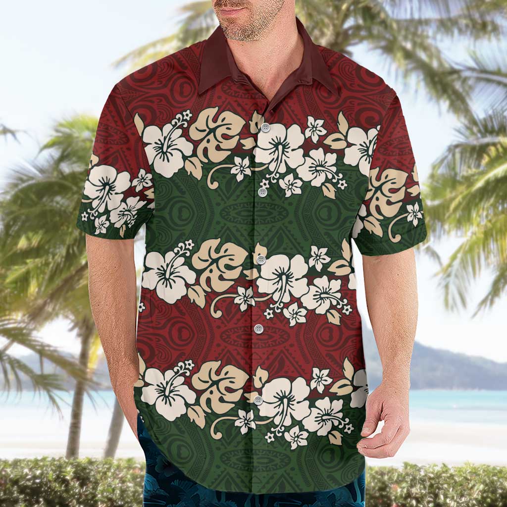 Hawaiian Hibiscus Christmas Color Hawaiian Shirt Unique LT01 - Polynesian Pride