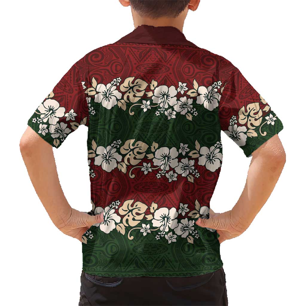 Hawaiian Hibiscus Christmas Color Hawaiian Shirt Unique LT01 - Polynesian Pride