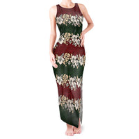Hawaiian Hibiscus Christmas Color Tank Maxi Dress Unique LT01 Women Red - Polynesian Pride