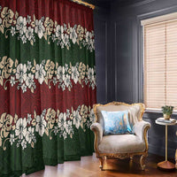 Hawaiian Hibiscus Christmas Color Window Curtain Unique LT01 - Polynesian Pride