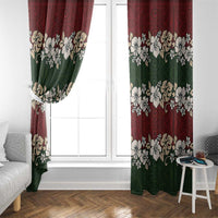Hawaiian Hibiscus Christmas Color Window Curtain Unique LT01 - Polynesian Pride