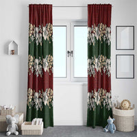 Hawaiian Hibiscus Christmas Color Window Curtain Unique LT01 - Polynesian Pride