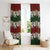 Hawaiian Hibiscus Christmas Color Window Curtain Unique