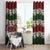 Hawaiian Hibiscus Christmas Color Window Curtain Unique