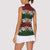 Hawaiian Hibiscus Christmas Color Women Sleeveless Polo Shirt Unique