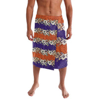 Hawaiian Hibiscus Lavalava Orange and Purple Unique LT01 Orange - Polynesian Pride